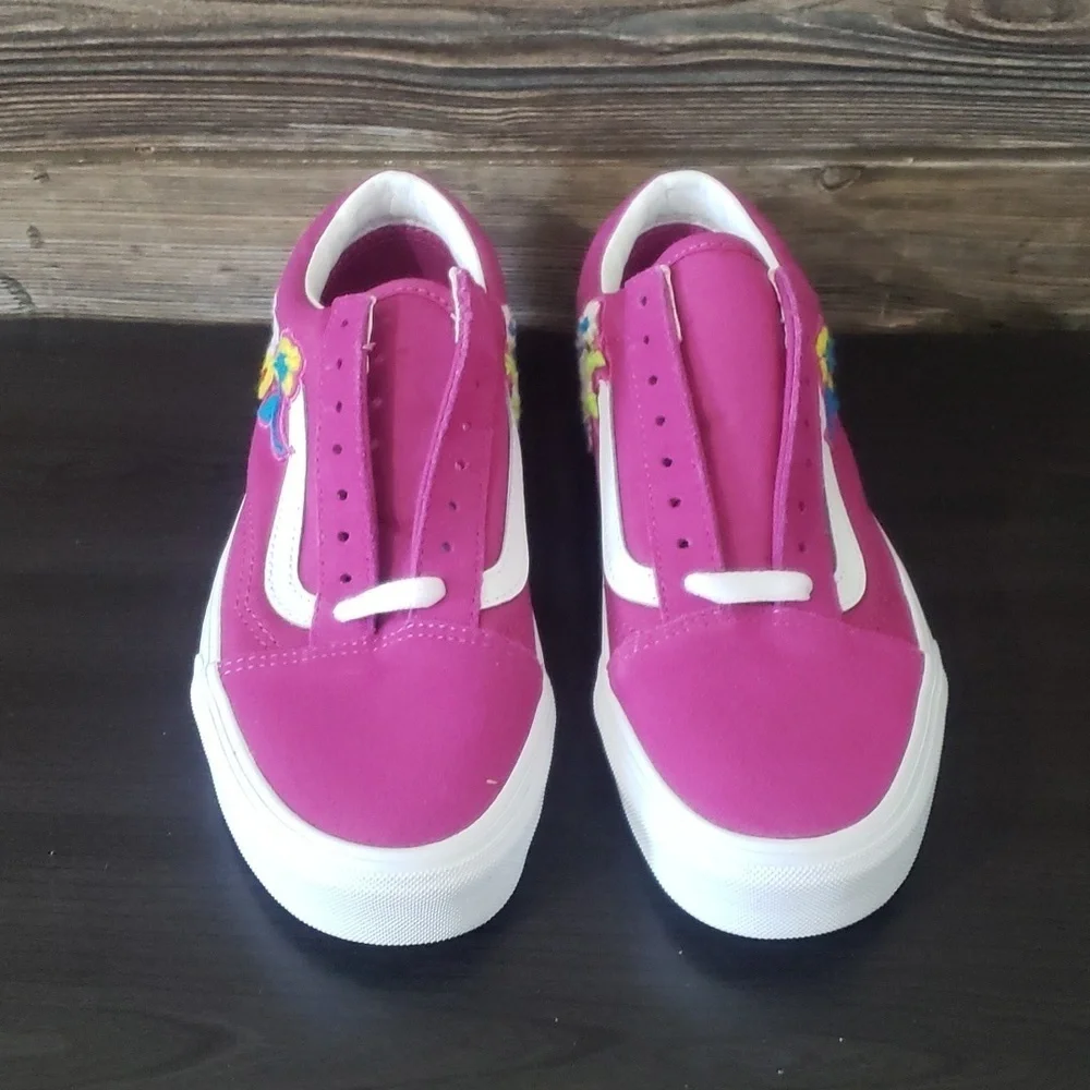 New Vans Old Skool Womens Shoes Size 6.5 Floral Pink‎ Girly Summer Skater Indie
